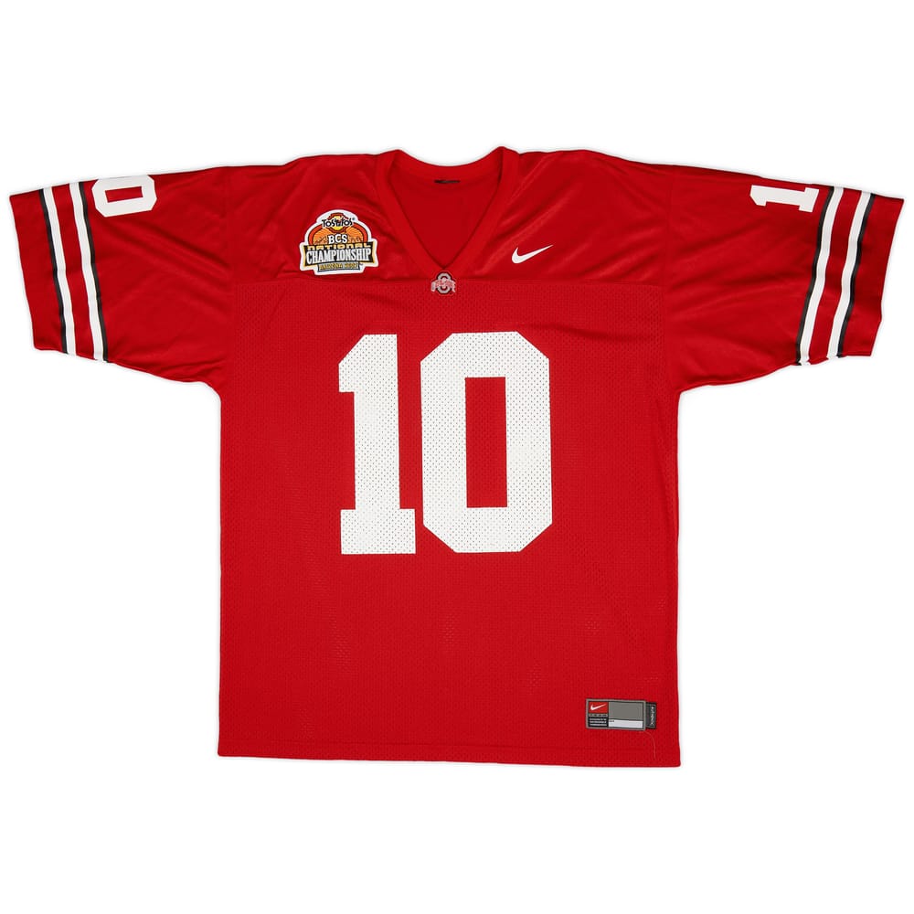 2007 Ohio State Buckeyes Smith #10 Nike Home Jersey (Excellent) XL