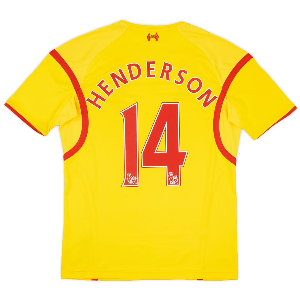 2014-15 Liverpool Away Shirt Henderson #14 - 9/10 - (S)