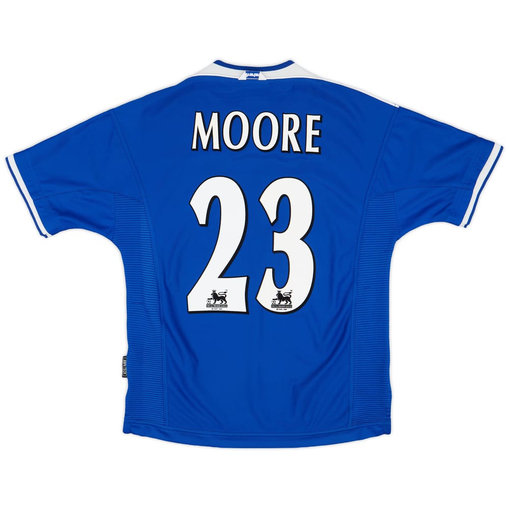1999-00 Everton Home Shirt Moore #23 - 9/10 - (Y)