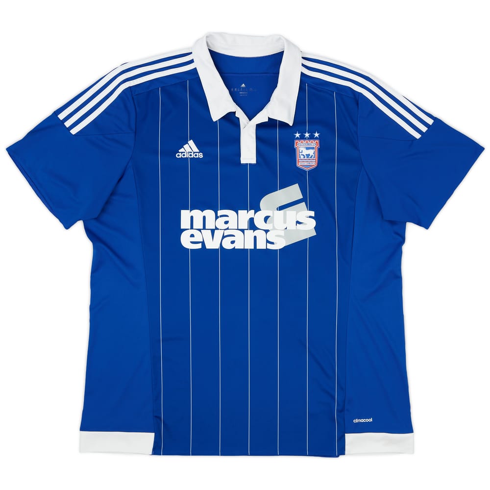 2015-16 Ipswich Home Shirt - 8/10 - (XXL)