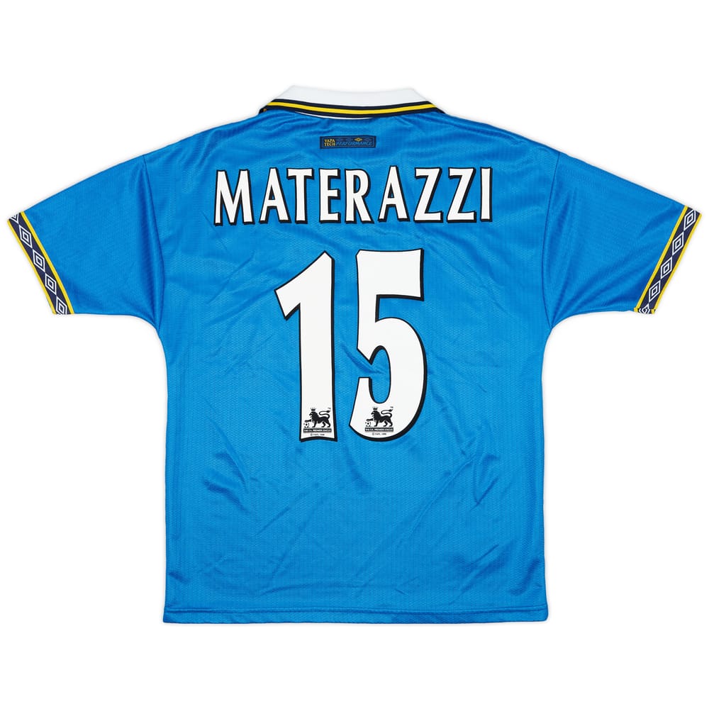 1997-99 Everton Home Shirt Materazzi #15 - 8/10 - (Y)