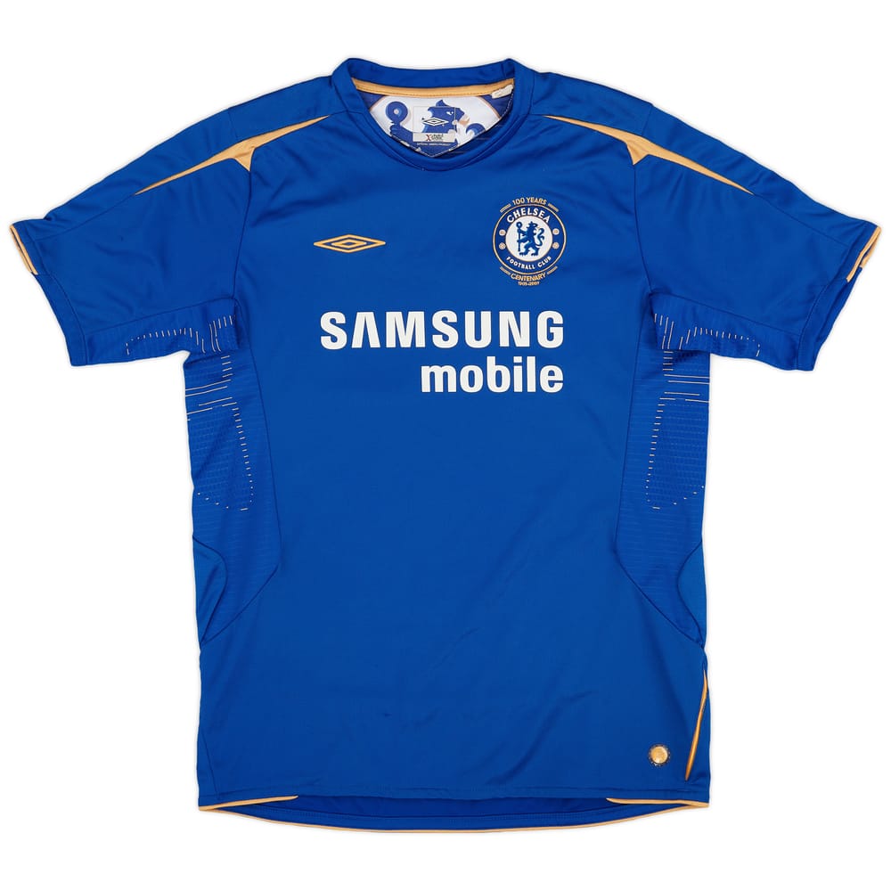 2005-06 Chelsea Centenary Home Shirt - 9/10 - (XL.Boys)