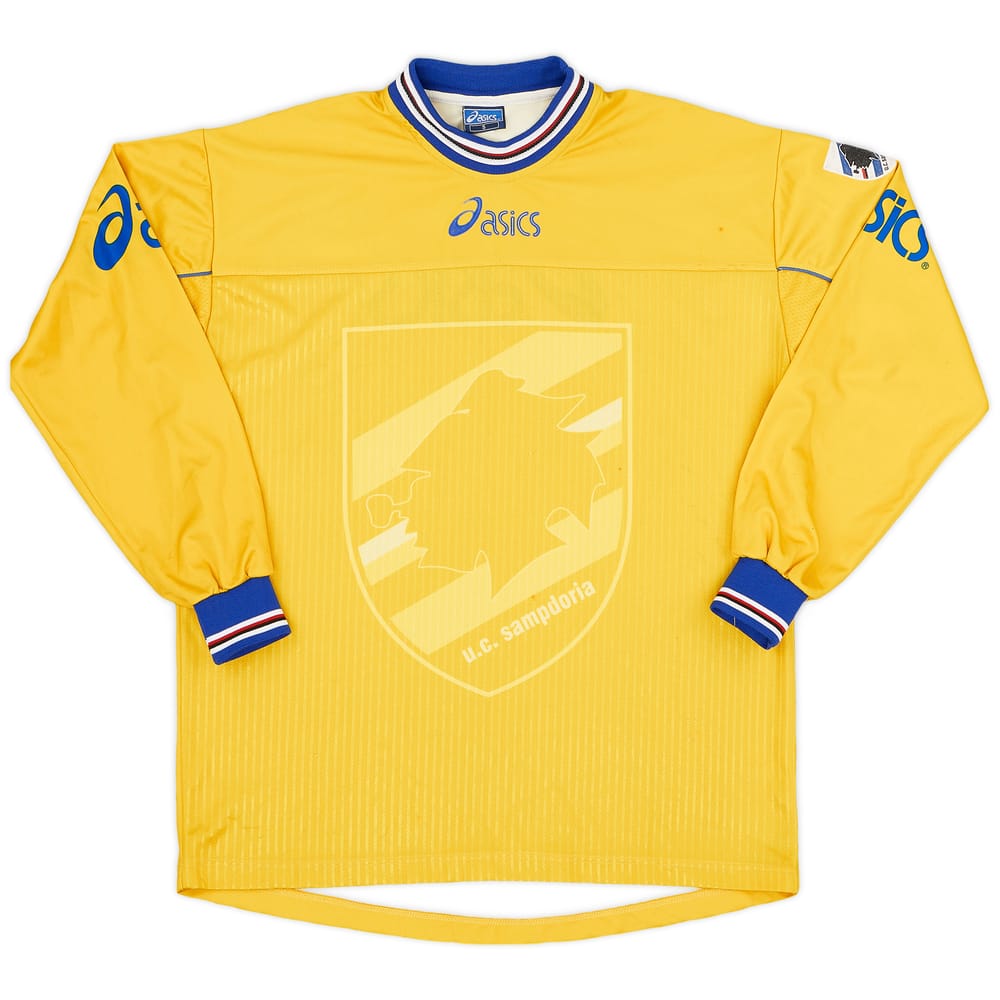 2001-02 Sampdoria Asics Training L/S Shirt - 6/10 - (S)