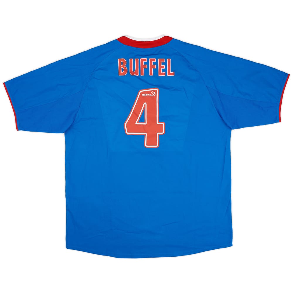 2003-05 Rangers Home Shirt Buffel #4 - 8/10 - (XL)
