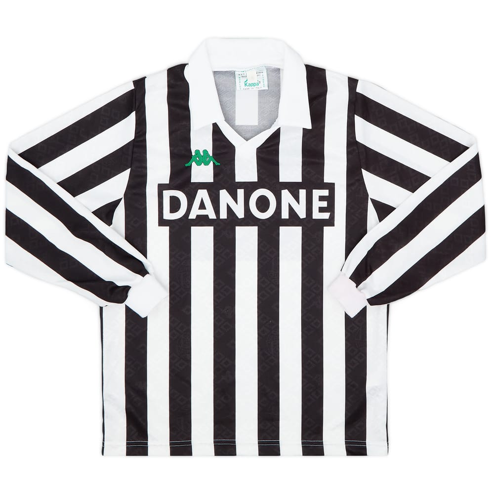 1992-94 Juventus Home L/S Shirt - 5/10 - (XS)