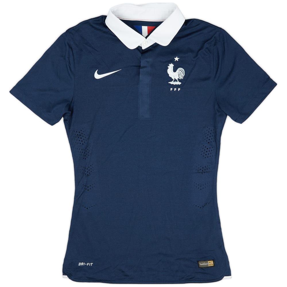 2014-15 France Authentic Home Shirt - 9/10 - (S)
