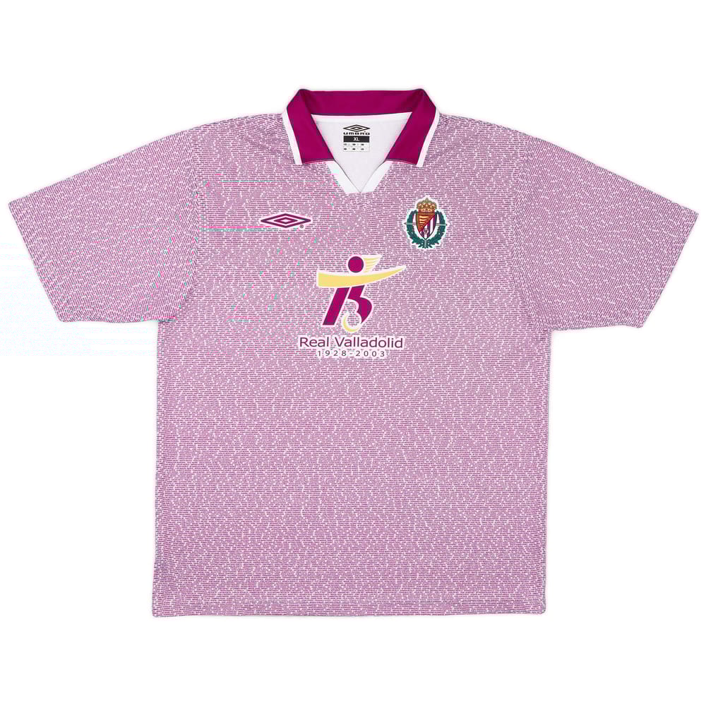2003 Real Valladolid '75th Anniversary' Shirt - 10/10 - (XL)