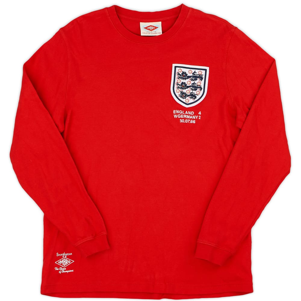 2010 &#039;1966&#039; England Umbro Reissue Away L/S Shirt #6 - 10/10 - (L)