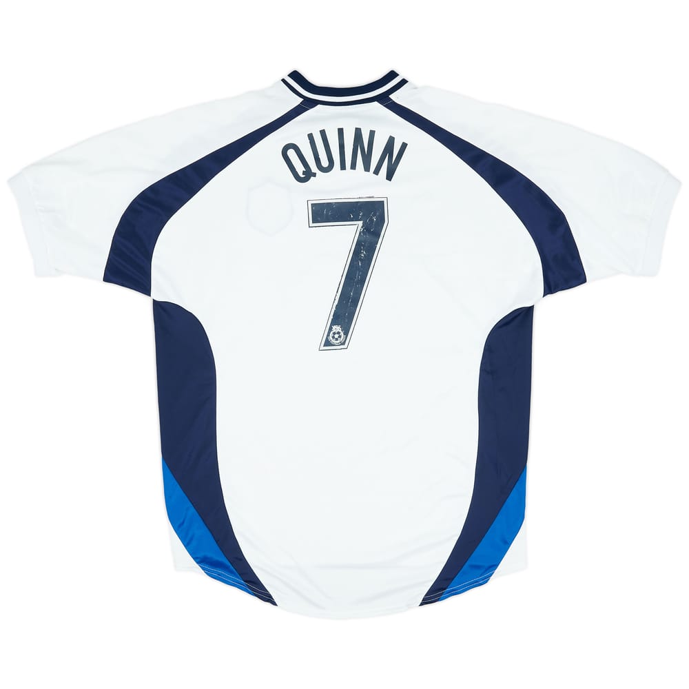 2000-01 Sheffield Wednesday Away Shirt Quinn #7 - 7/10 - (L)