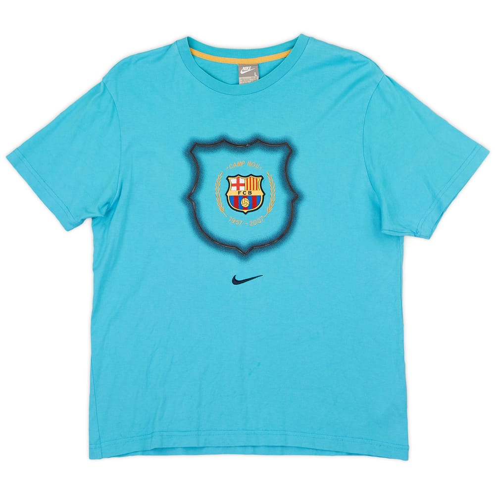 2007-08 Barcelona Nike T-Shirt - 9/10 - (L)