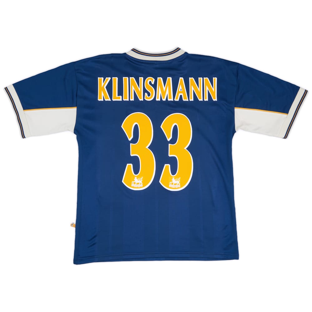 1997-98 Tottenham Away Shirt Klinsmann #33 - 8/10 - (S)