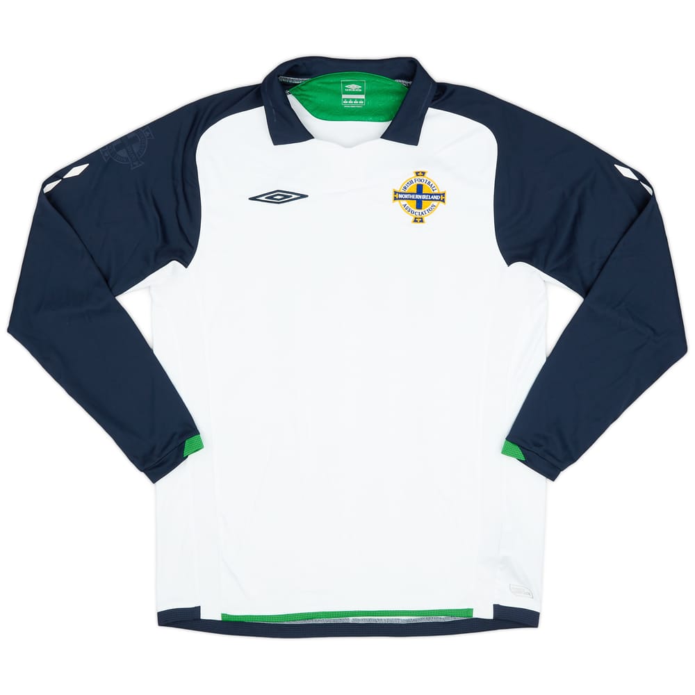 2009-10 Northern Ireland Away L/S Shirt - 8/10 - (M)
