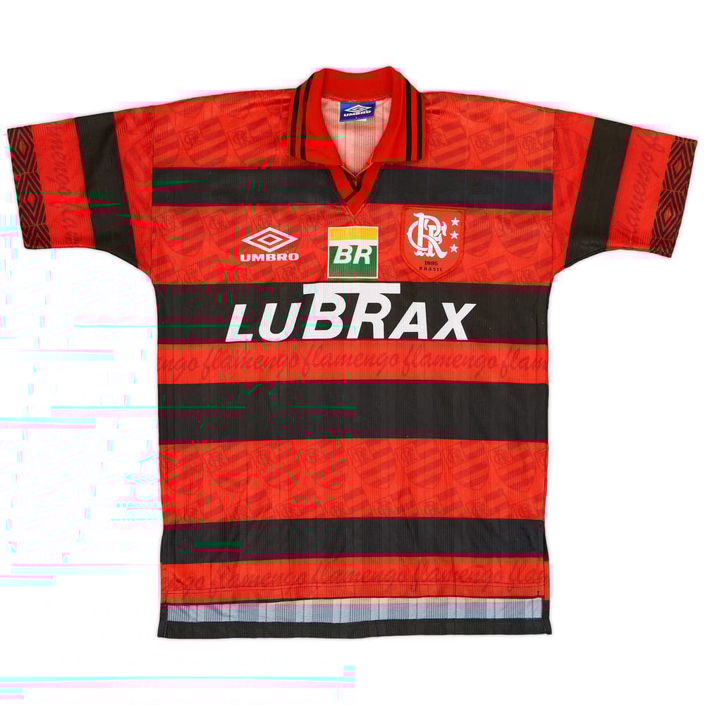 1995-96 Flamengo Centenary Home Shirt - 9/10 - (L)