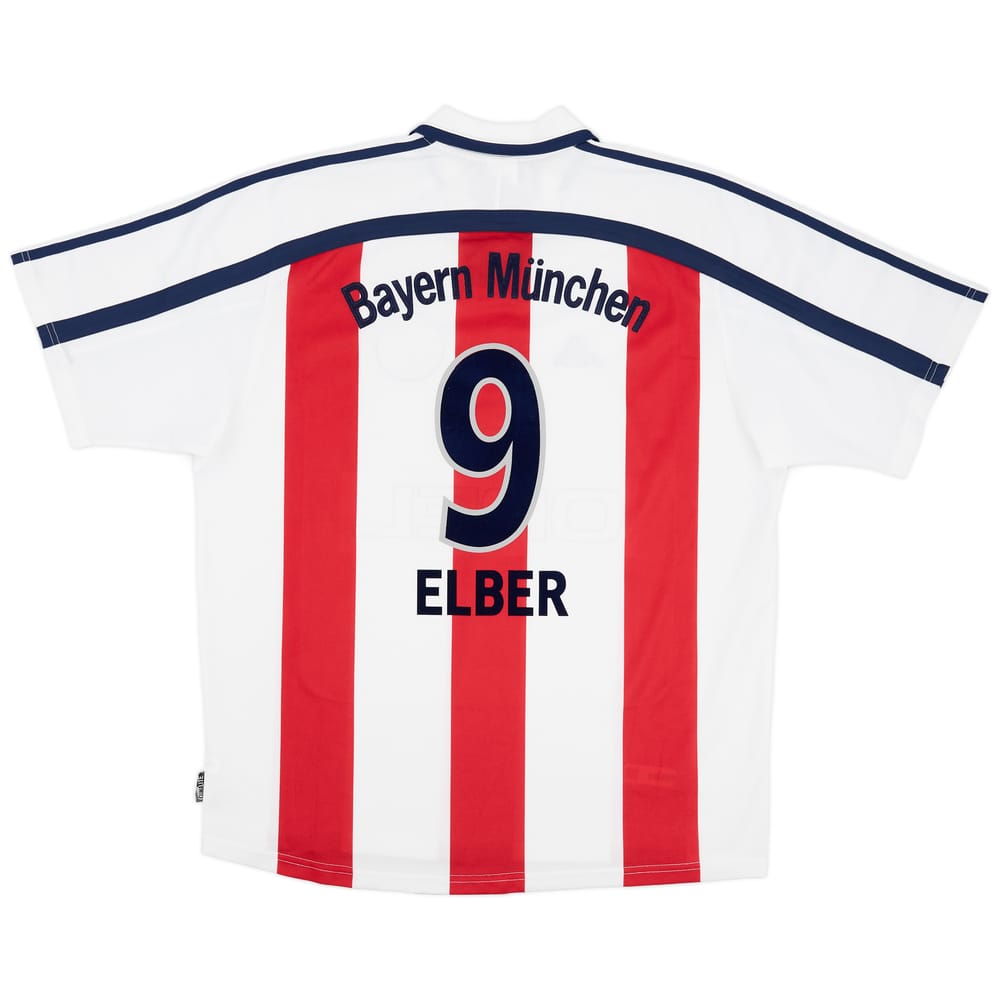 2000-01 Bayern Munich Away Shirt Elber #9 - 8/10 - (XL)