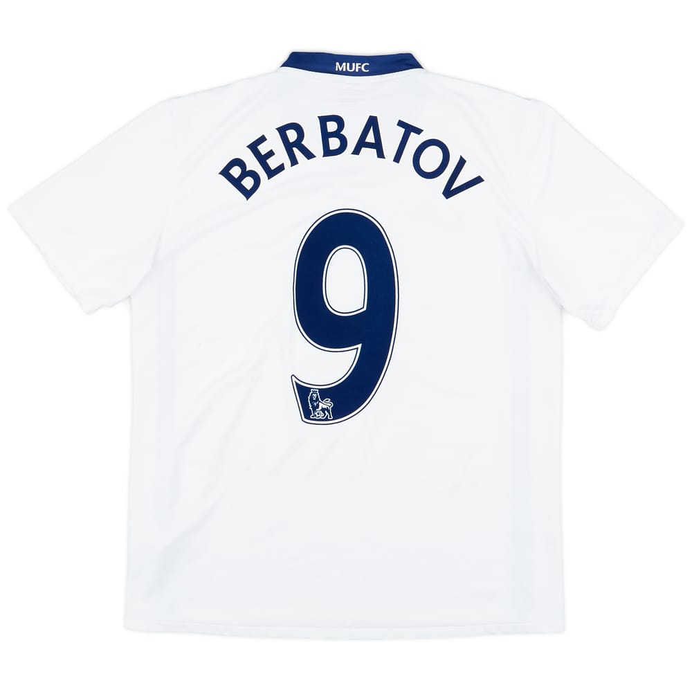 2008-10 Manchester United Away Shirt Berbatov #9 - 7/10 - (M)