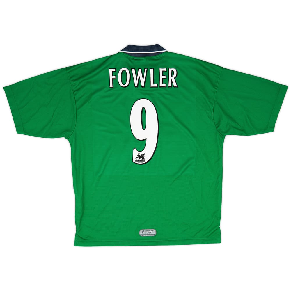 1999-00 Liverpool Away Shirt Fowler #9 - 9/10 - (L)