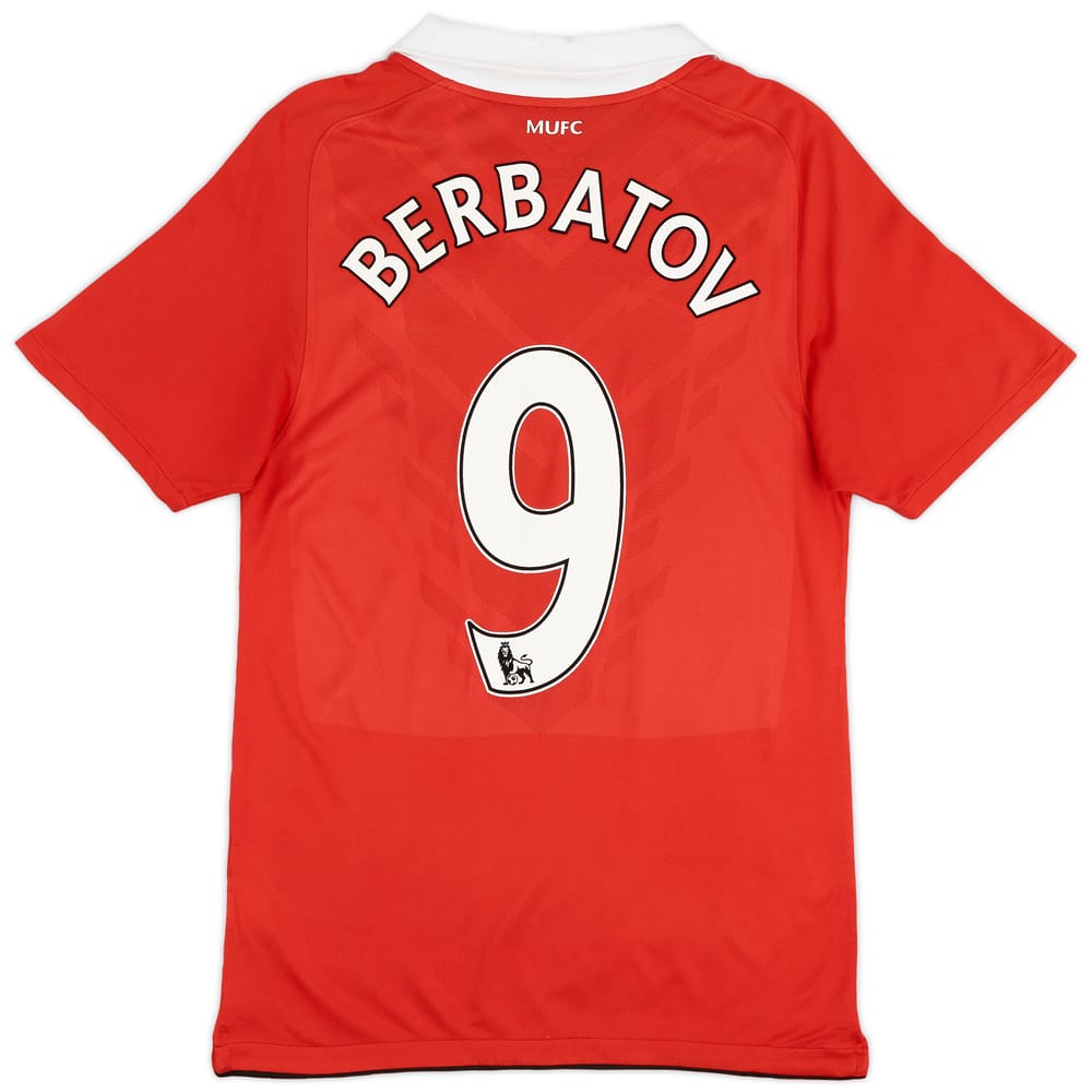 2010-11 Manchester United Home Shirt Berbatov #9 - 6/10 - (S)