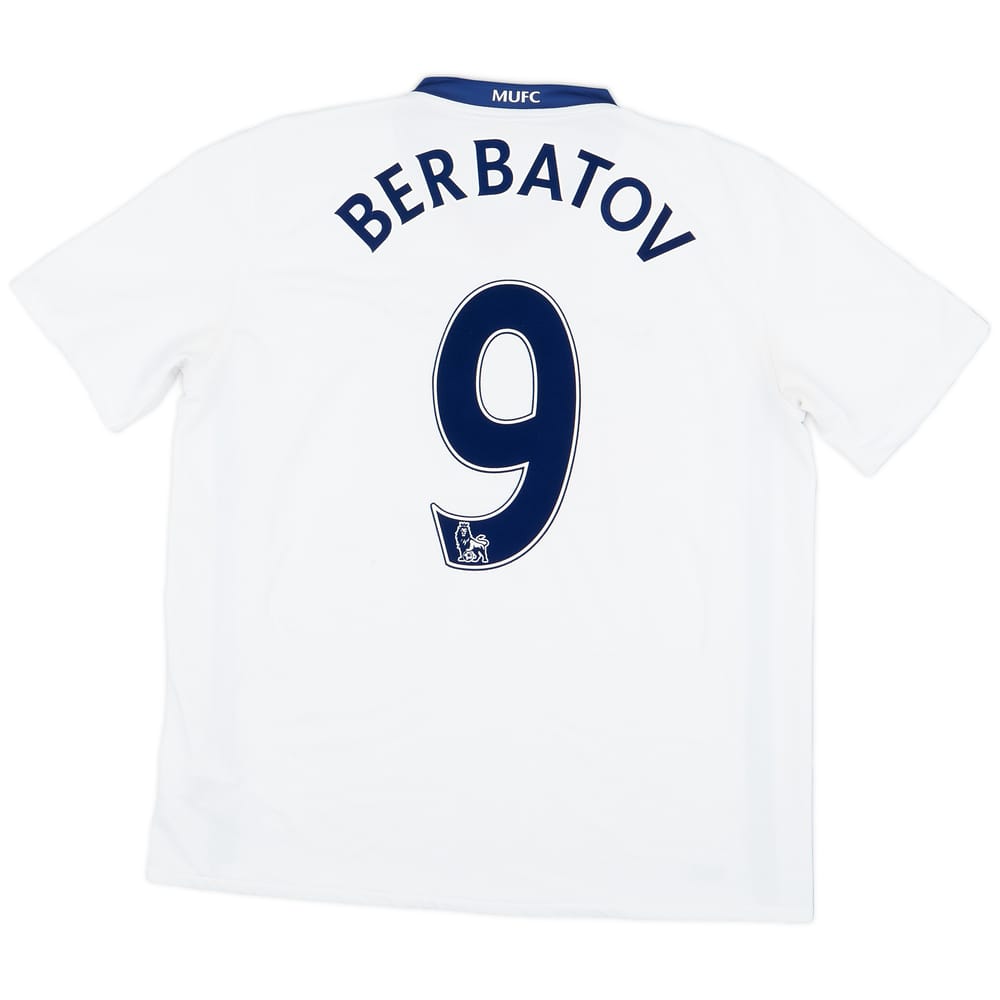 2008-10 Manchester United Away Shirt Berbatov #9 - 7/10 - (L)