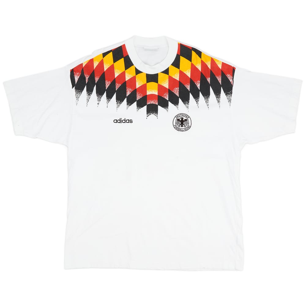 1994-96 Germany adidas Cotton Tee - 7/10 - (XL)