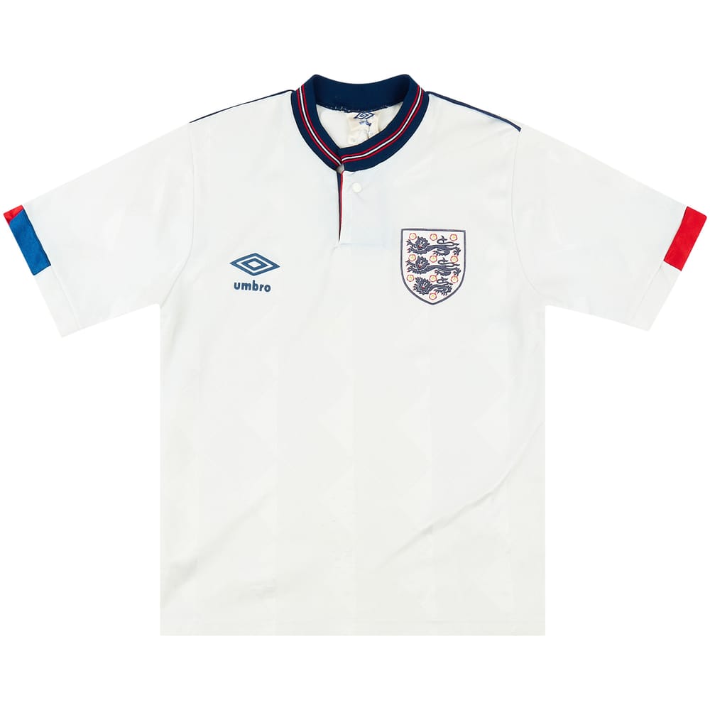 1987-90 England Home Shirt - 6/10 - (M.Boys)