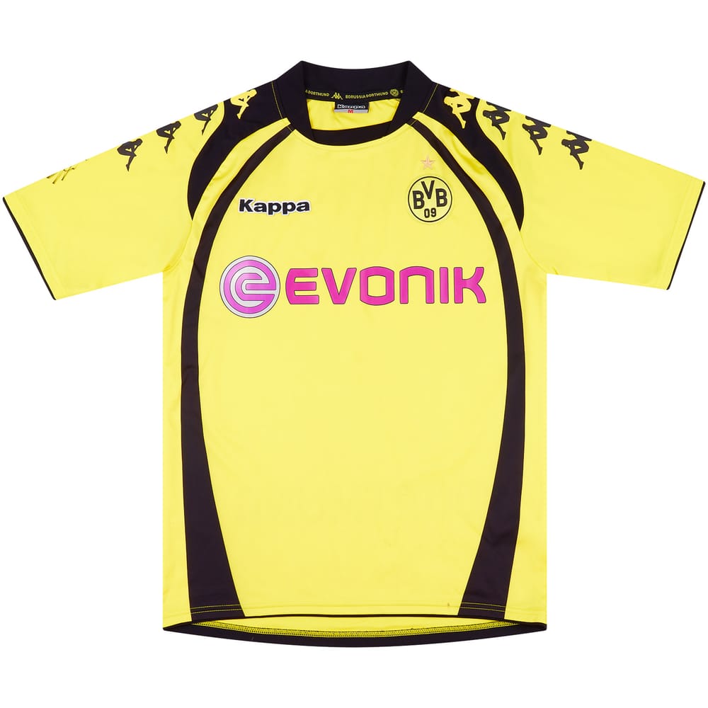 2009-10 Borussia Dortmund Signed Home Shirt - 7/10 - (M)