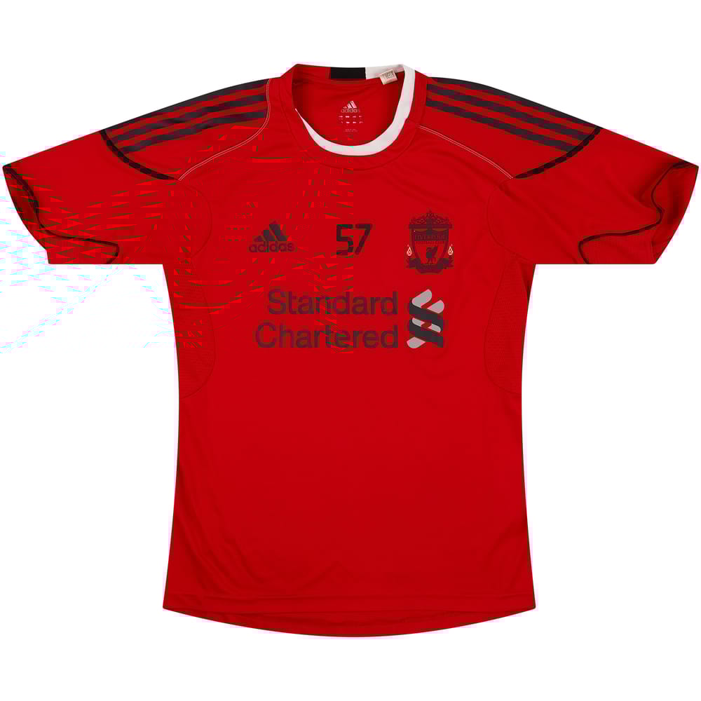 2010-11 Liverpool Player Issue Training Shirt #57 - 8/10 - (M)