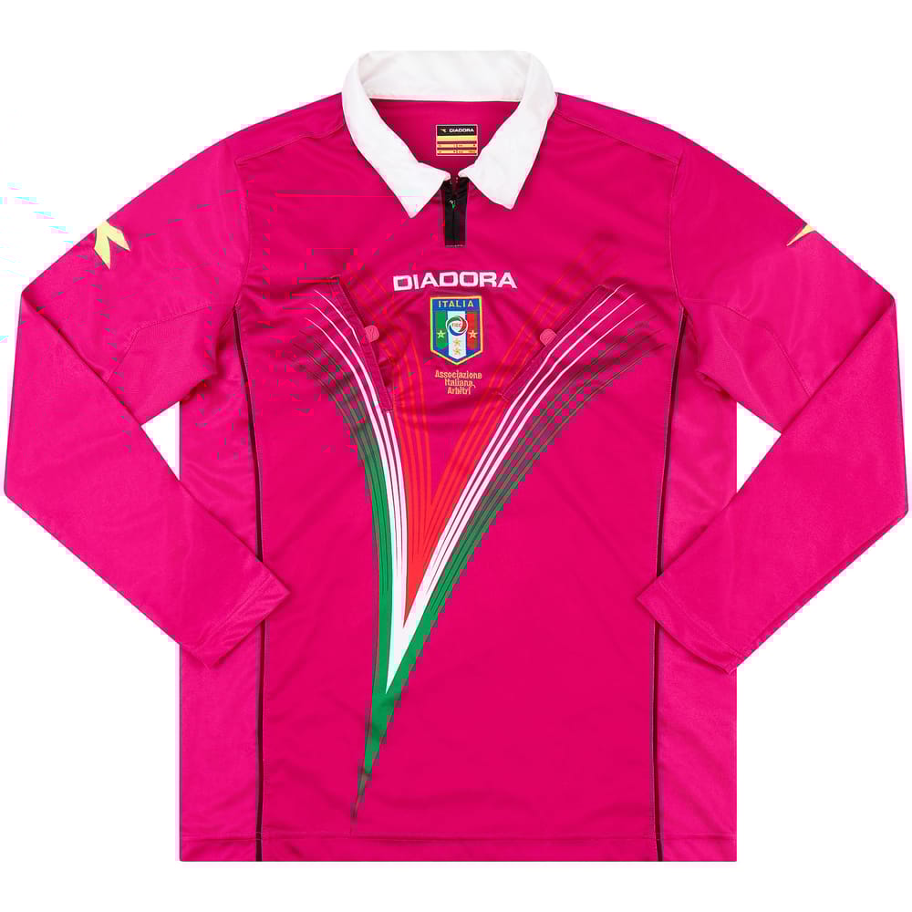 2012-13 Italy Diadora Referee L/S Shirt - 10/10 - (M)