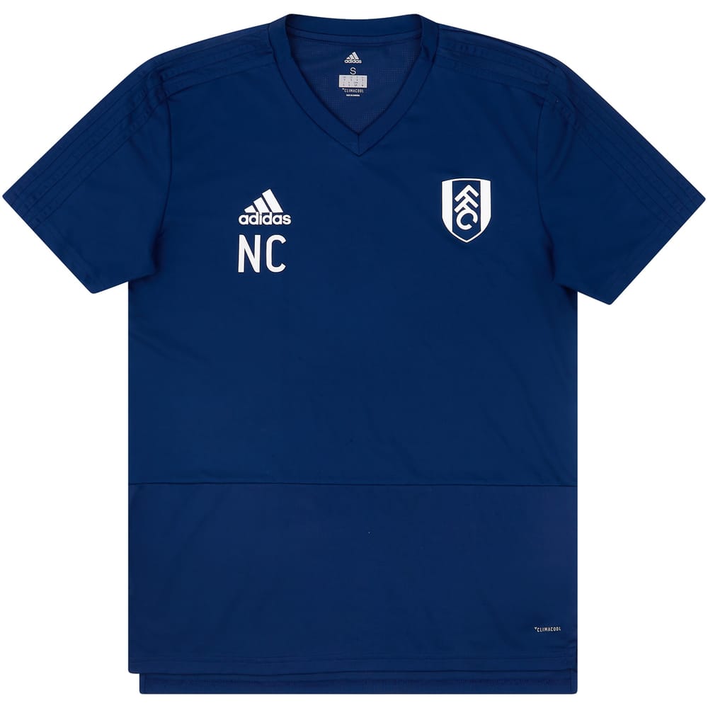 2017-18 Fulham adidas Staff Issue Training Shirt NC - 9/10 - (S)