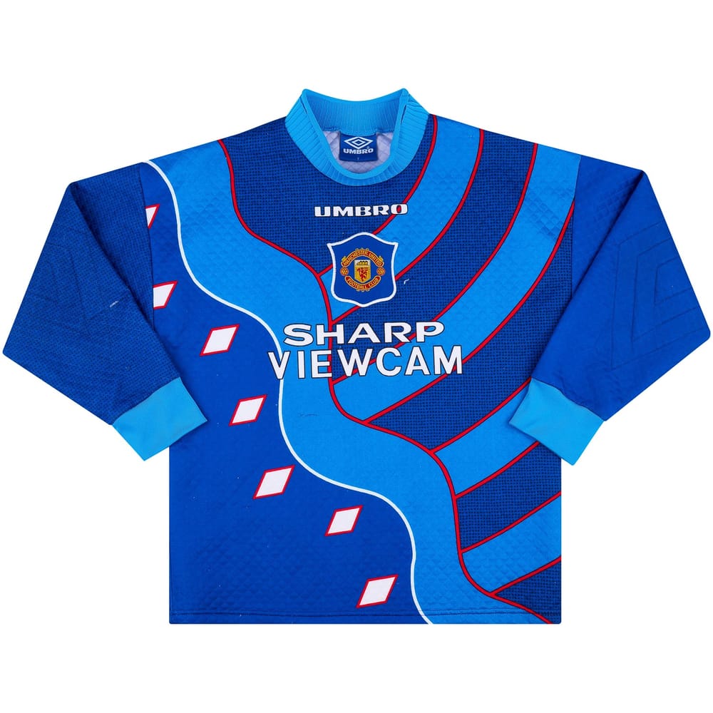 1995-96 Manchester United GK Away Shirt - 5/10 - (Y)