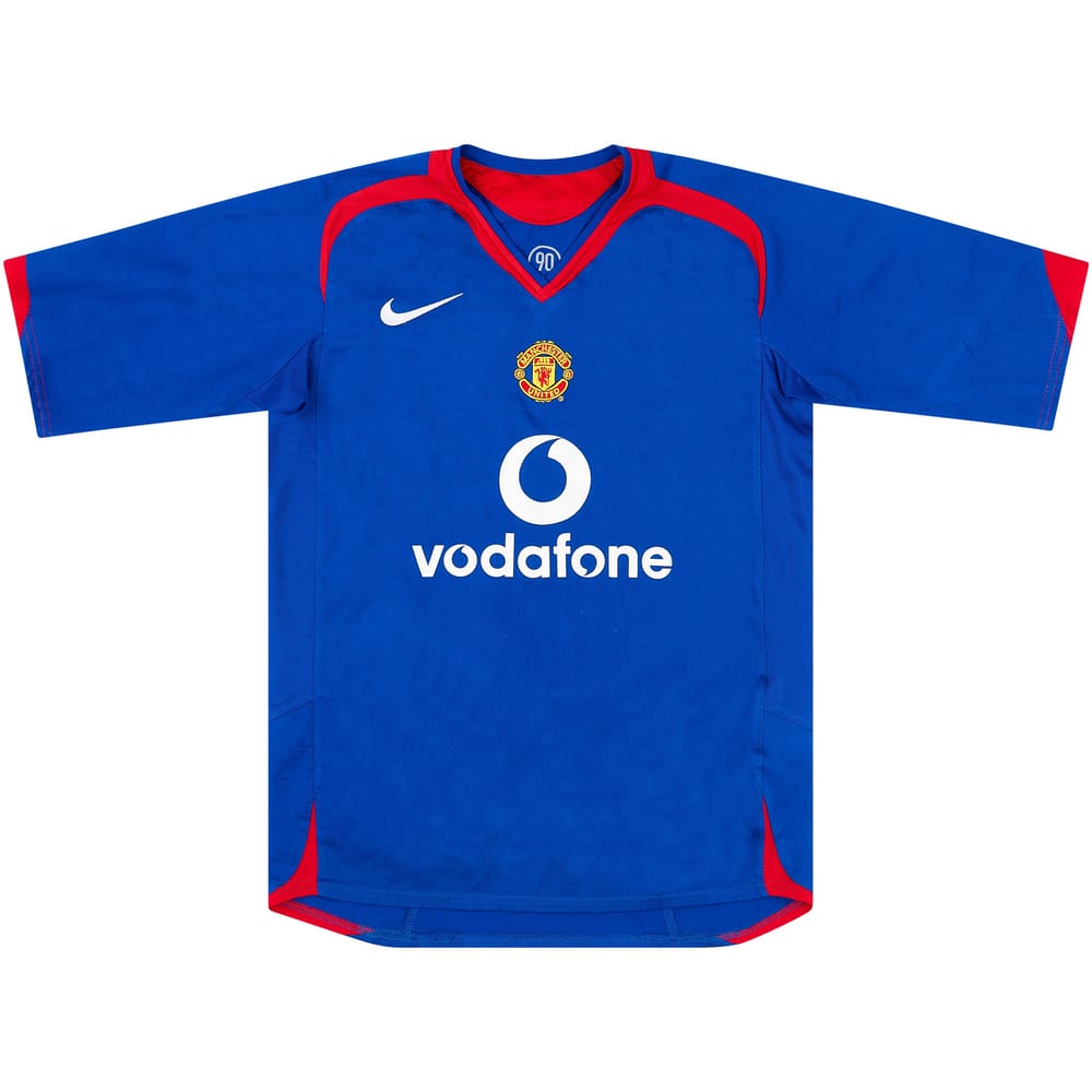 2005-06 Manchester United Away Shirt - 7/10 - (L.Boys)