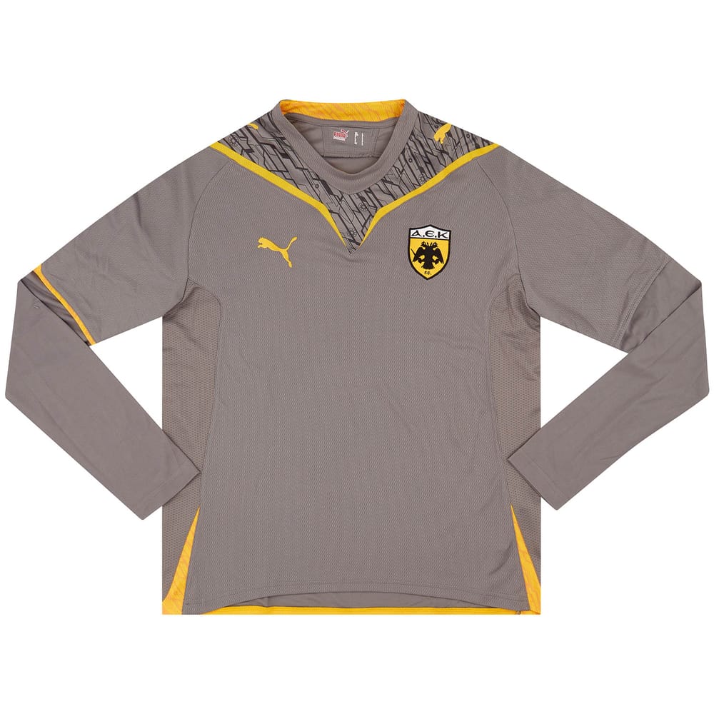 2009-10 AEK Athens Third L/S Shirt - 8/10 - (L)