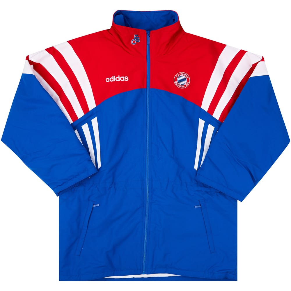1995-96 Bayern Munich adidas Bench Coat(M/L)