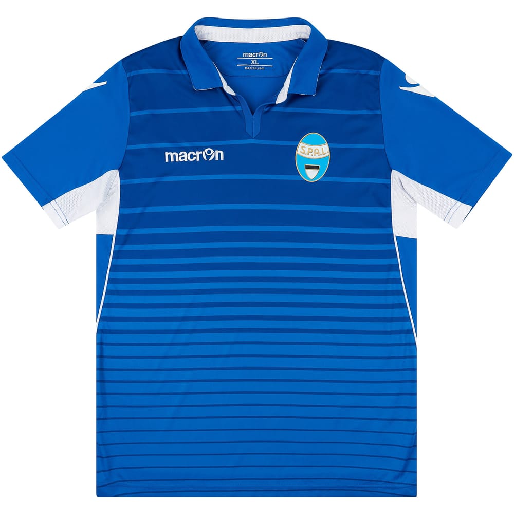 2017-18 SPAL Macron Training Shirt -8/10 - (XL)