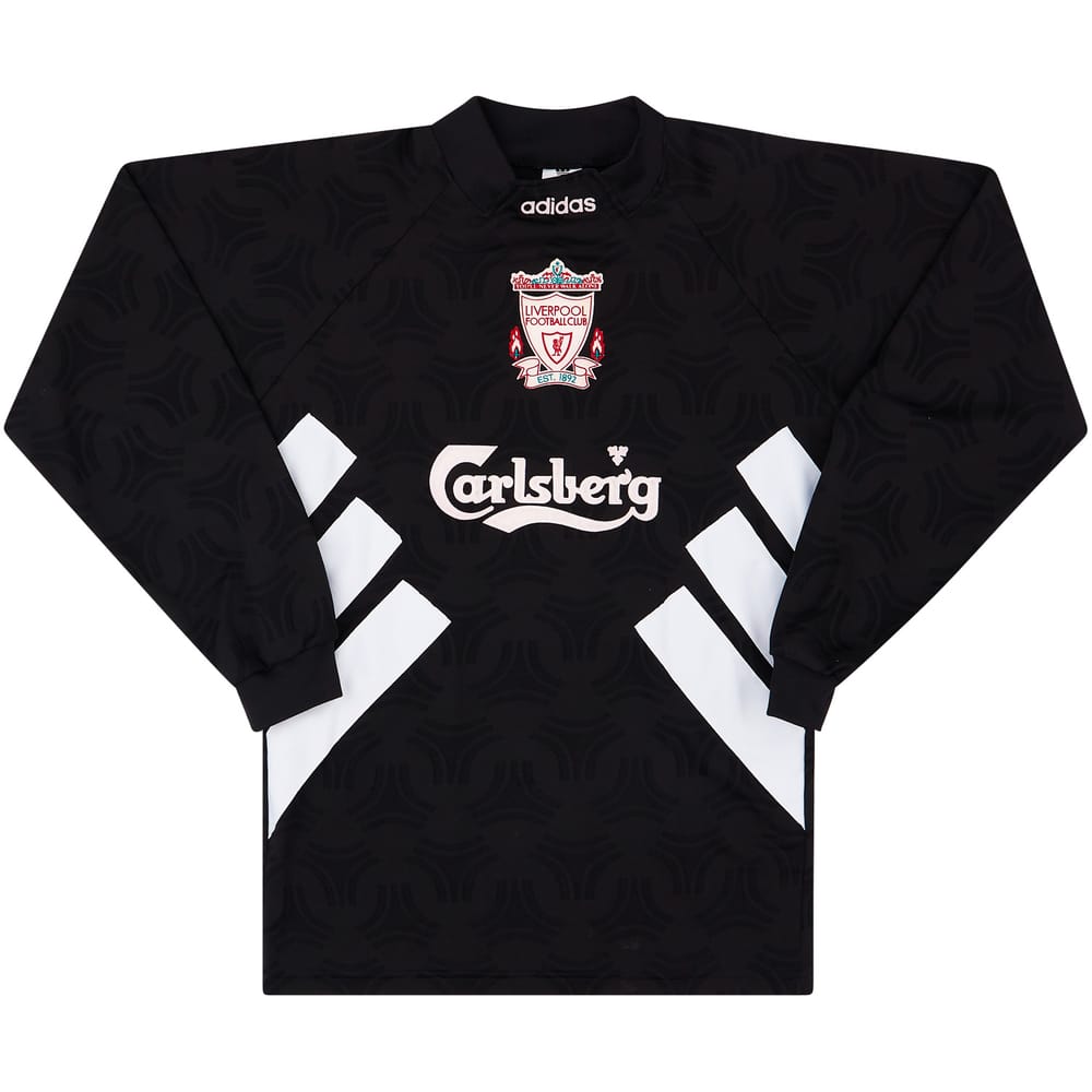 1993-95 Liverpool GK Shirt - 8/10 - (S)