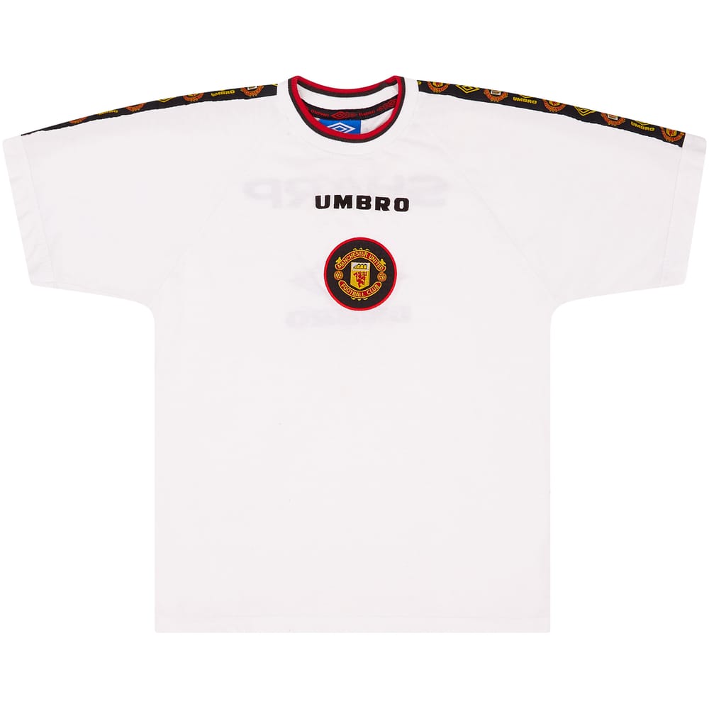 1996-97 Manchester United Umbro Training Shirt - 8/10 - (Y)