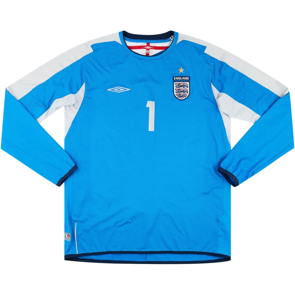 2004-06 England GK Shirt #1 - 7/10 - (XL)