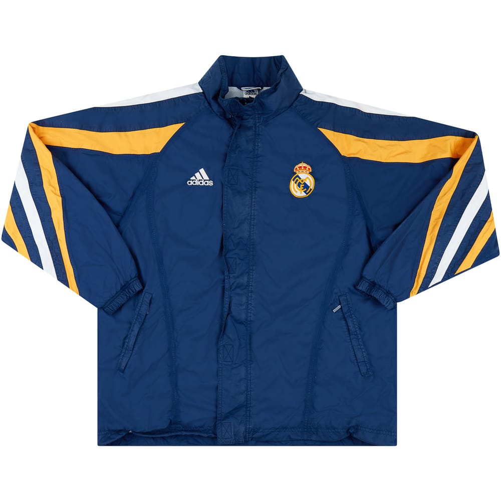 1998-99 Real Madrid adidas Bench Coat - 4/10 - (M/L)
