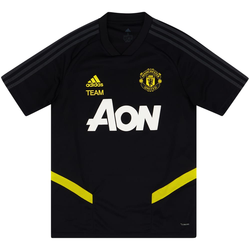 2019-20 Manchester United Staff Issue adidas Training Shirt - 9/10 - (S)