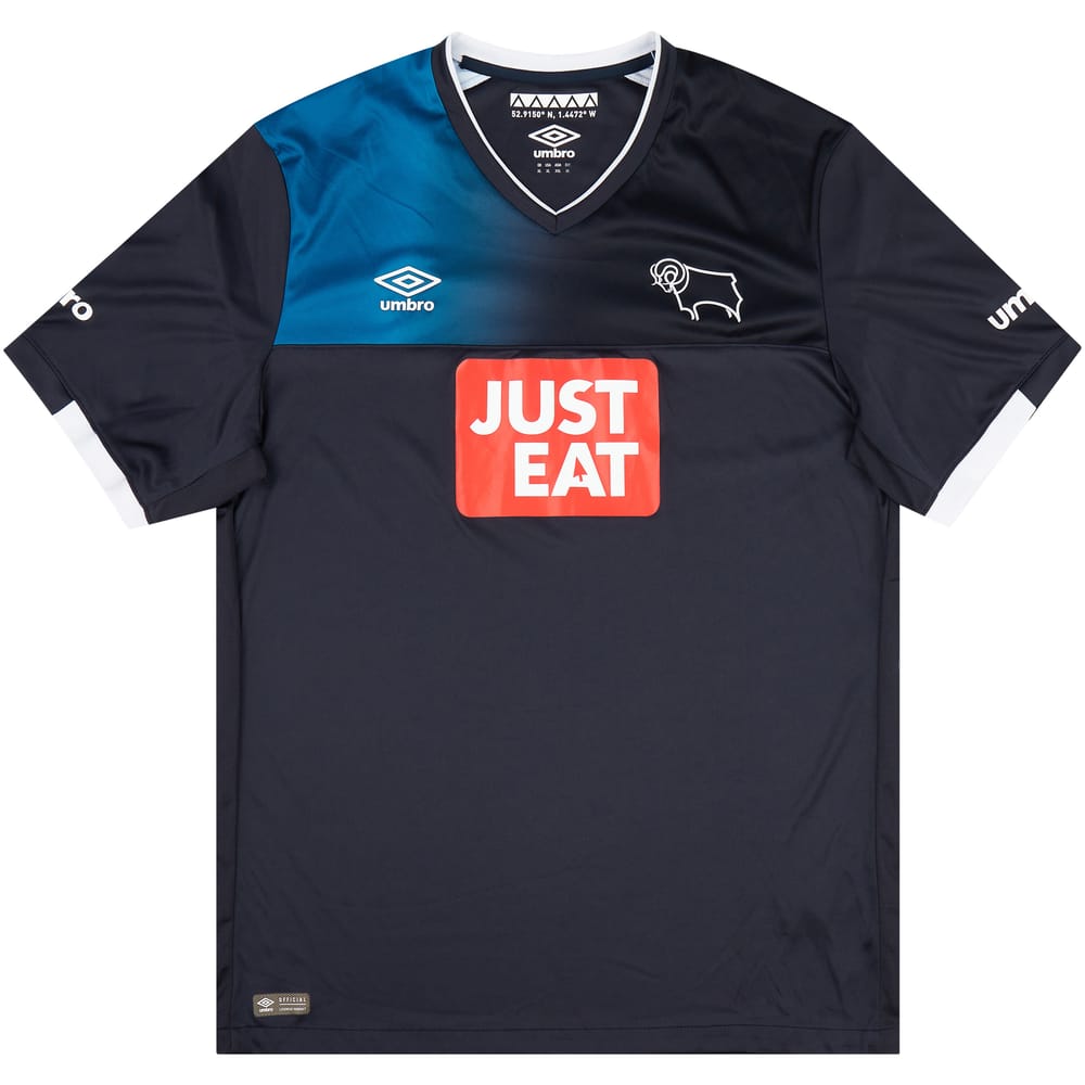 2016-17 Derby County Away Shirt - 8/10 - (XL)