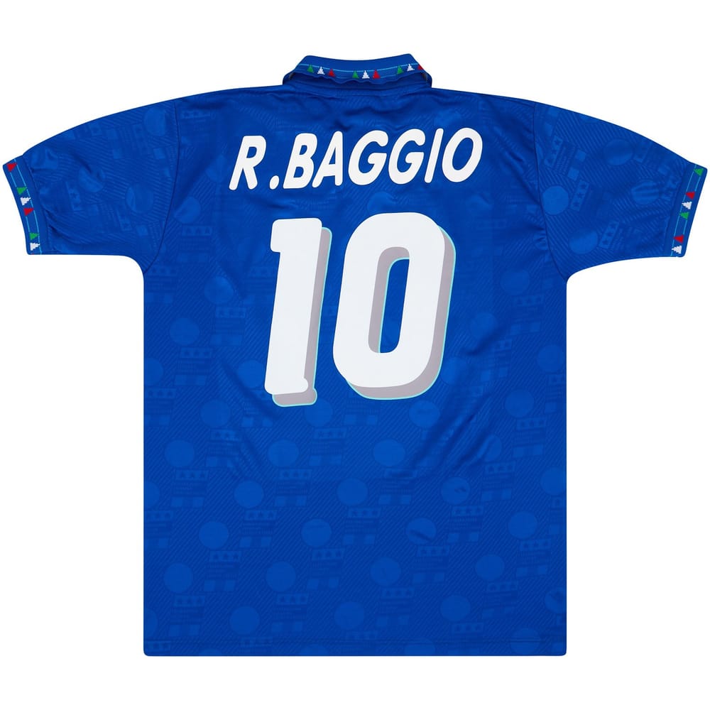1994 Italy Home Shirt Baggio #10