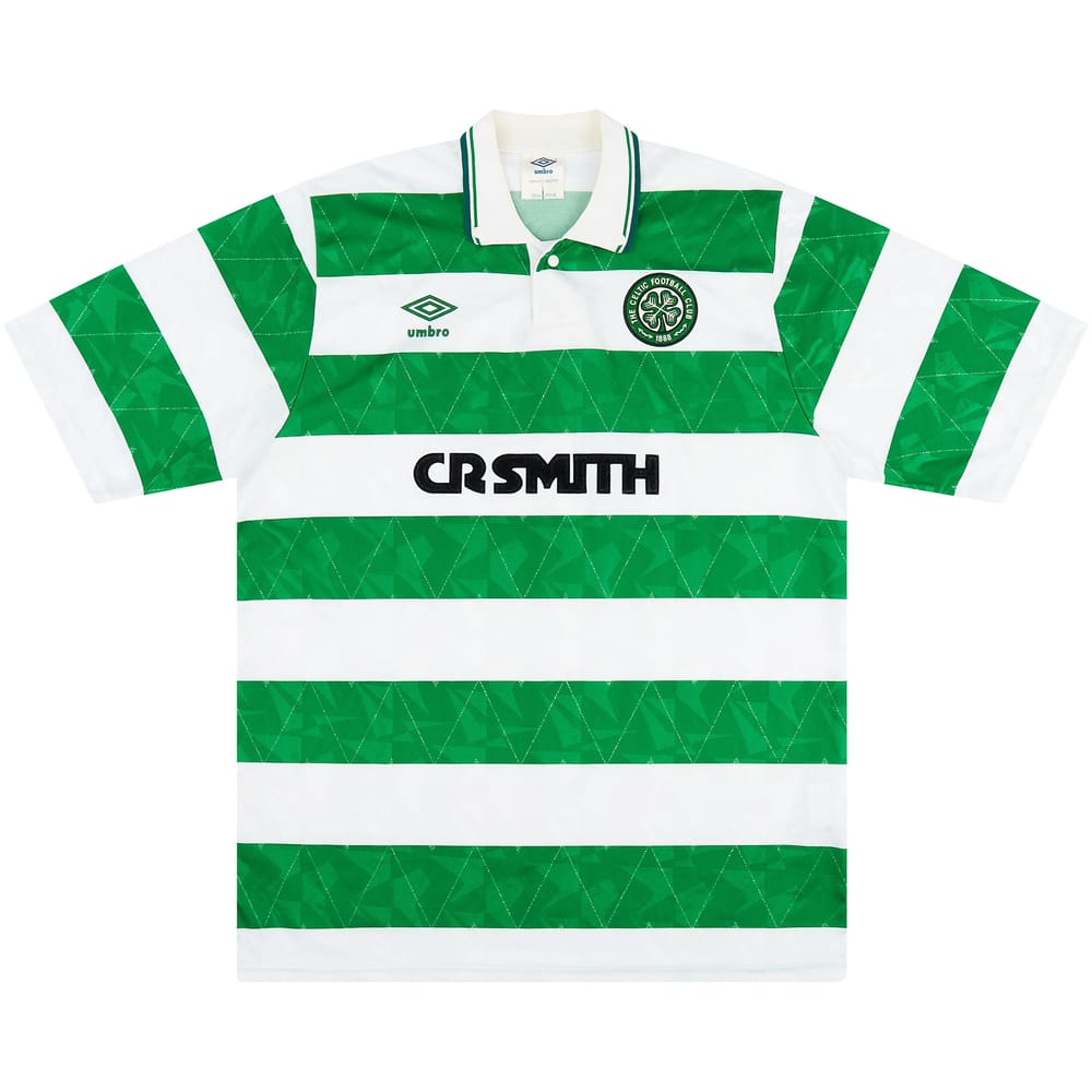 1989-91 Celtic Home Shirt - 9/10 - (L)