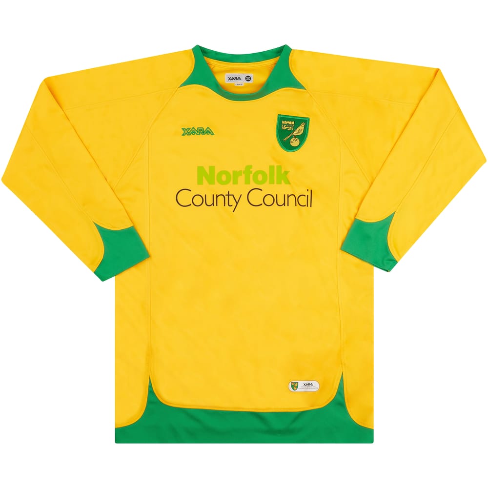 2008-10 Norwich Home L/S Shirt - 6/10 - (S)