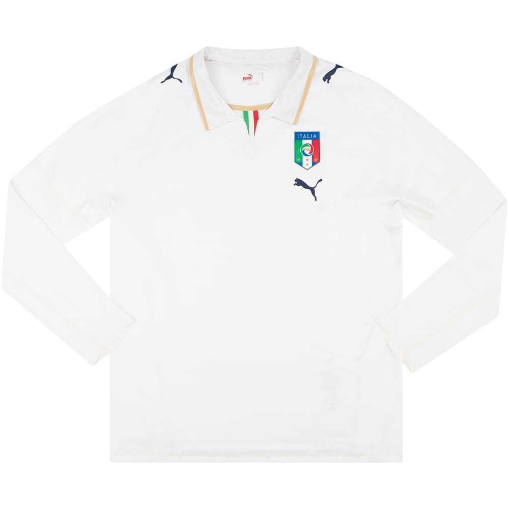 2007-08 Italy Player Issue Away L/S Shirt - 9/10 - (XXL)
