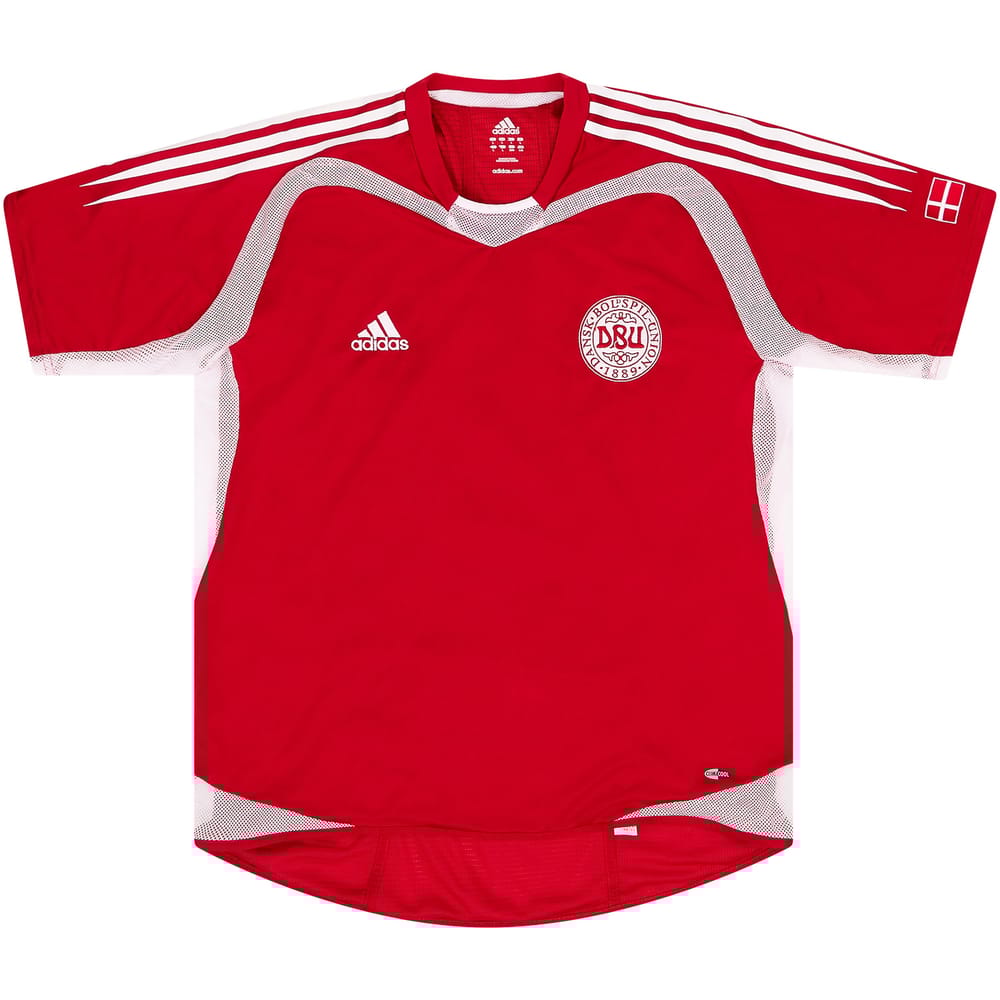 2004-05 Denmark Player Issue Home Shirt - 9/10 - (L)