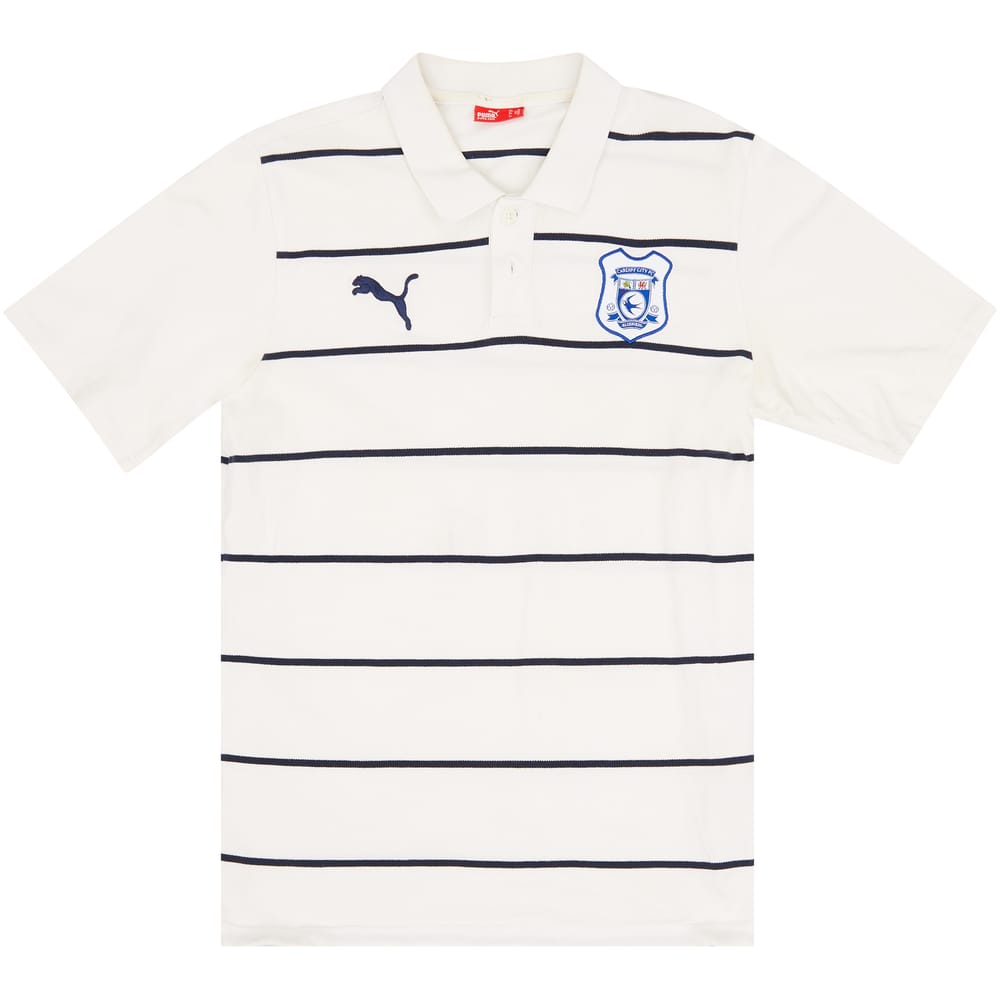 2010s Cardiff City Puma Polo Shirt - 8/10 - (M)