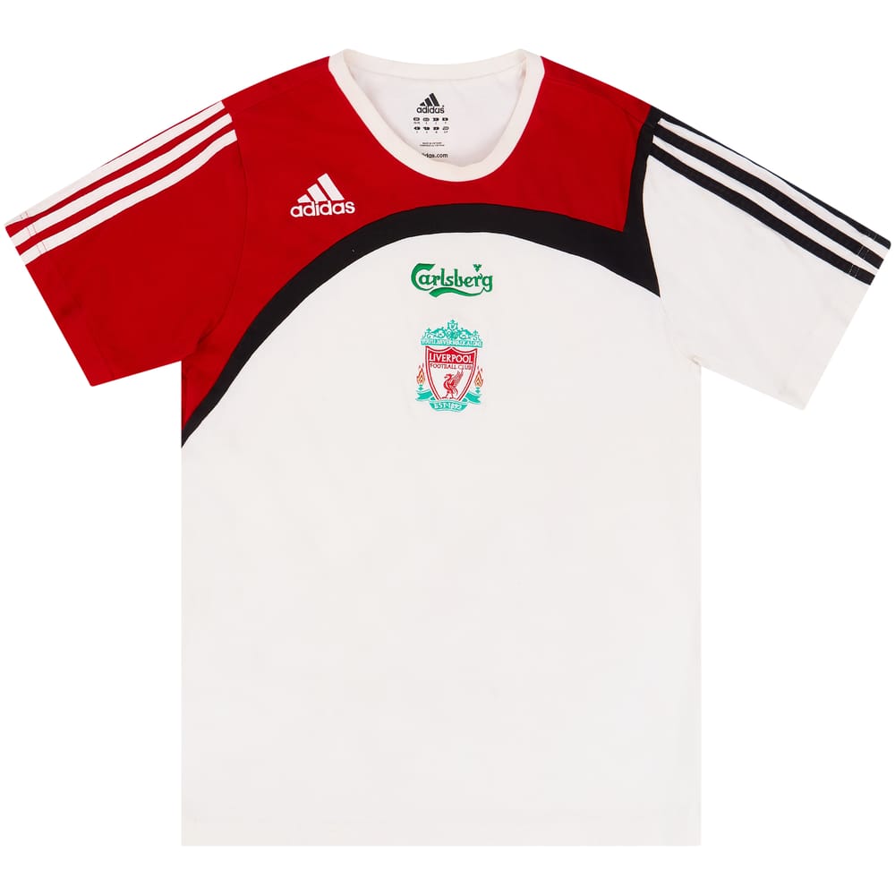2007-08 Liverpool adidas T-Shirt - 7/10 - (S)