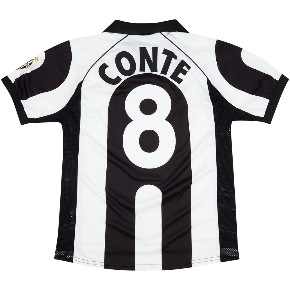 1997-98 Juventus Centenary Home Shirt Conte #8 - 9/10 - (S)