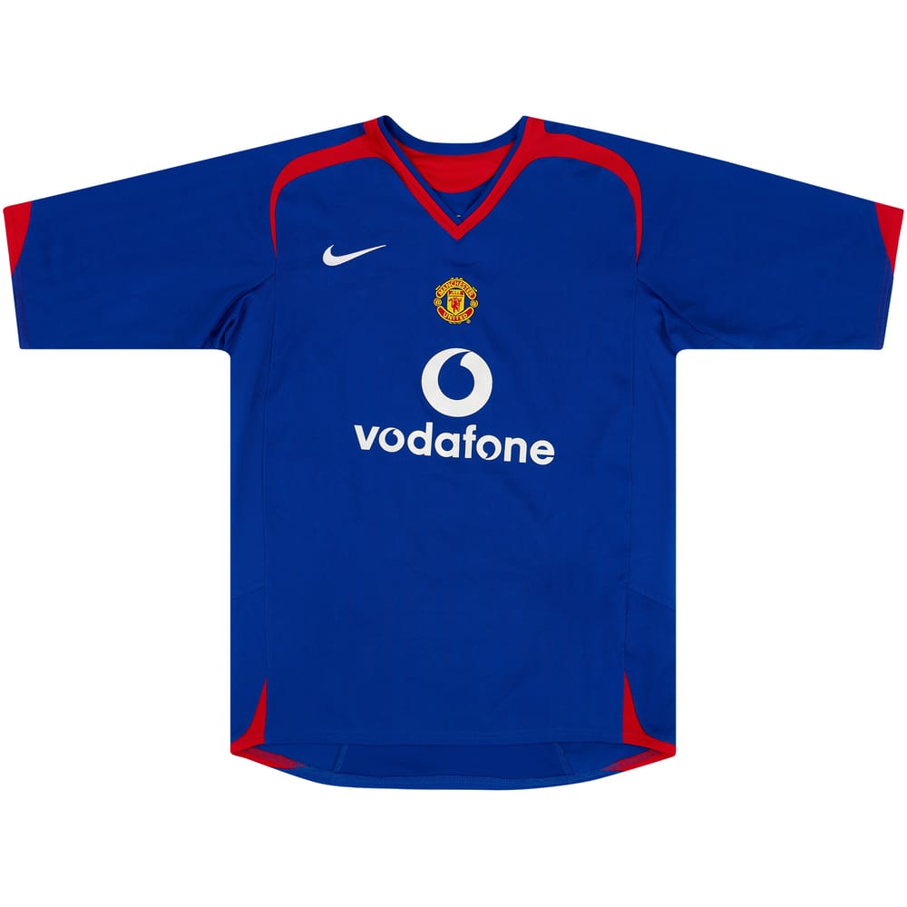 2005-06 Manchester United Away Shirt - 8/10 - (XL.Boys)