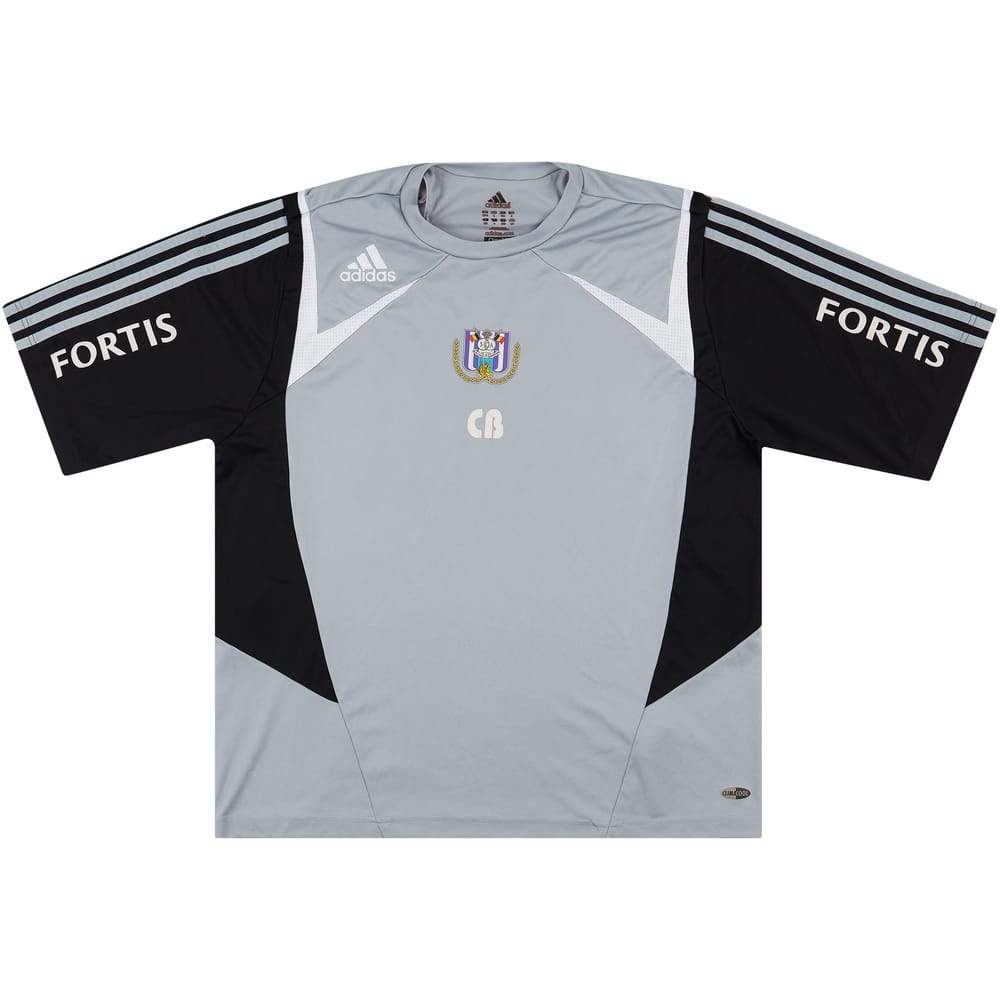 2007-08 Anderlecht Staff Issue adidas Training Shirt 'CB' - 6/10 - (L)