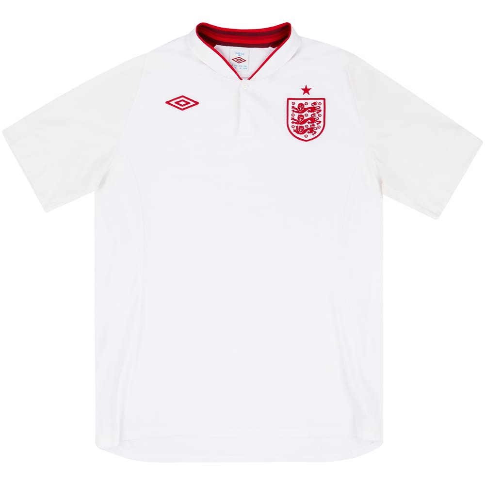 2012-13 England Home Shirt - 7/10 - (XL)